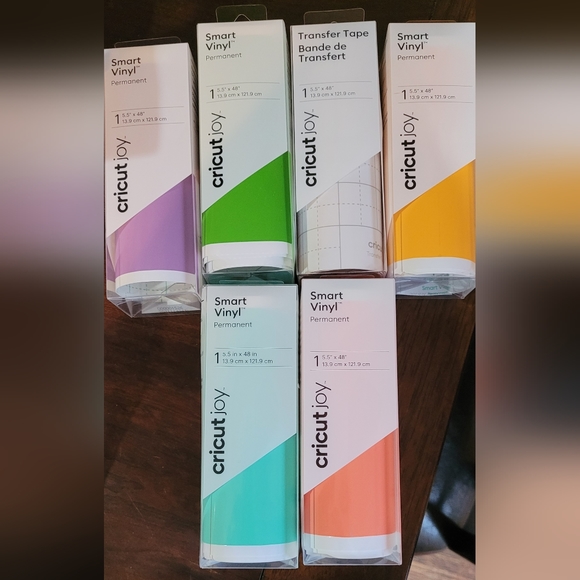 Cricut Joy Smart Permanent Vinyl Bundle - Pastel Rainbow - Picture 1 of 1